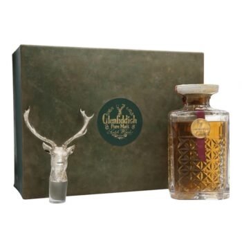 Glenfiddich “De Luxe” Silver Stag Decanter Bot.1980s