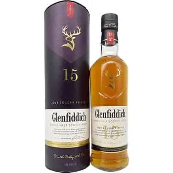 Glenfiddich 15 Year Old is a single malt Scotch whisky matured for 15 years in a combination of American oak, Spanish oak, and sherry casks. Buy Now