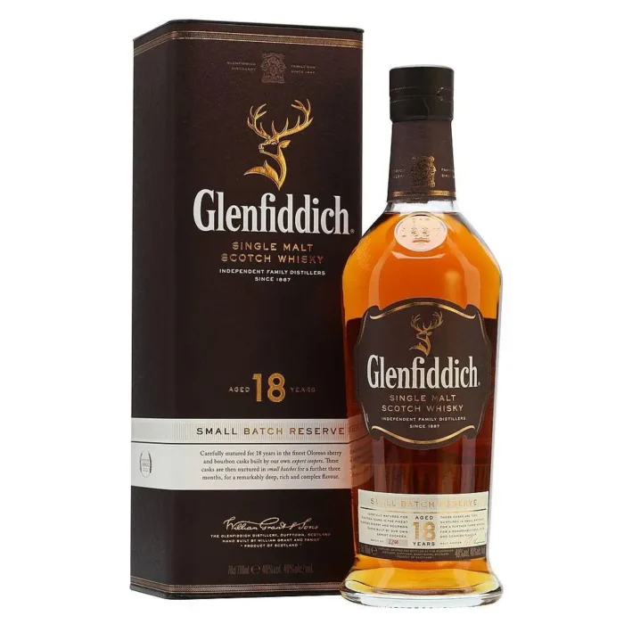 Glenfiddich 18 Year Old Small Batch Reserve Single Malt Scotch Whiskey Is A Vibrant, Intriguing Matured In Spanish Oloroso Wood And American Oak. Buy Now